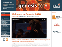Tablet Screenshot of genesisconference.com